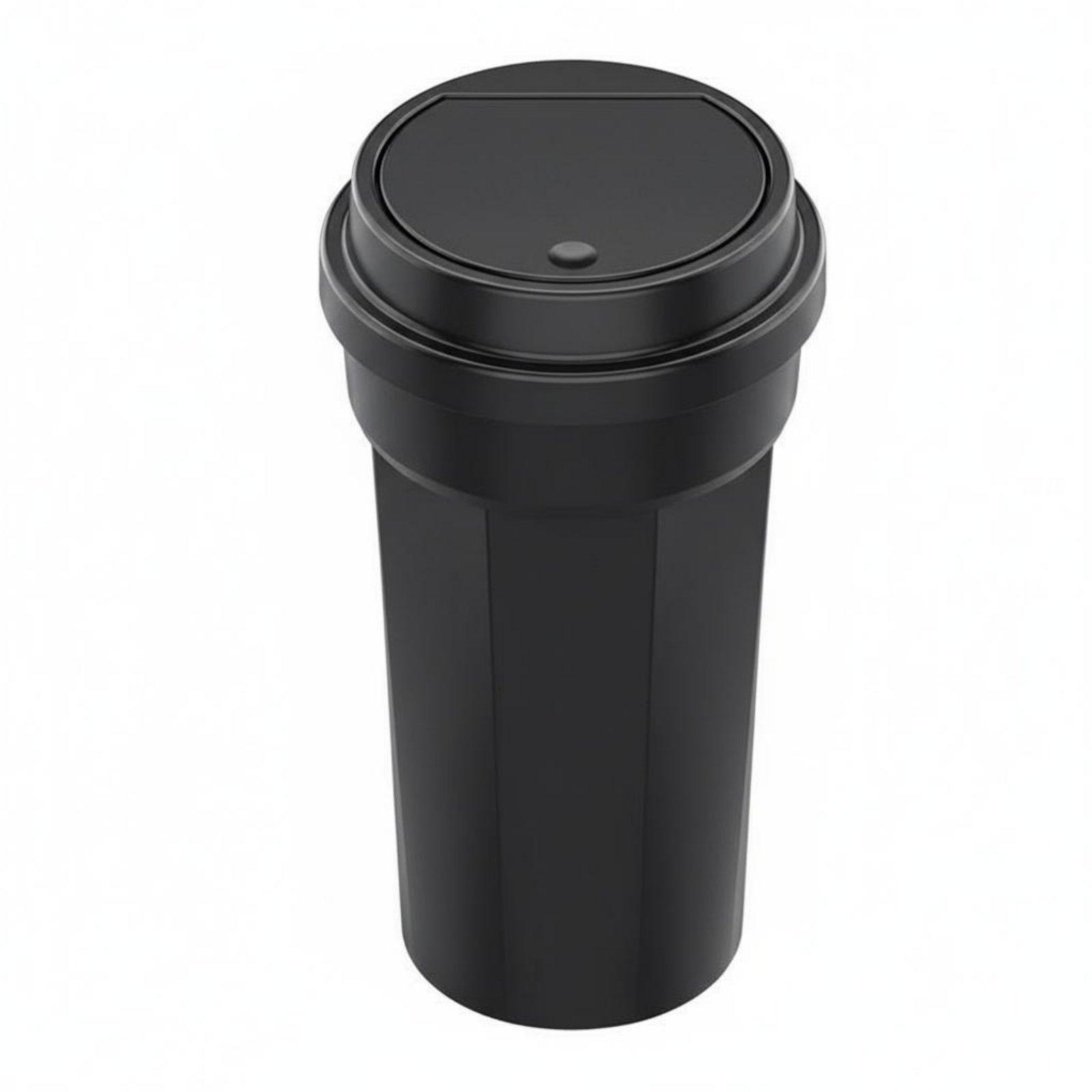 Waterproof Car Trash Can With Lid - سلة مهملات للسيارة بغطاء، حاوية صغيرة