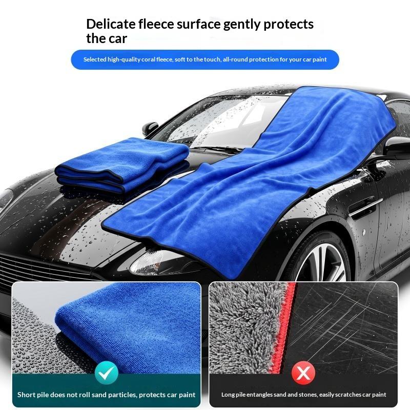 منشفة تجفيف سيارات فائقة الامت - مراجعة Microfiber Car Drying Towel Super Absorbent وسعره