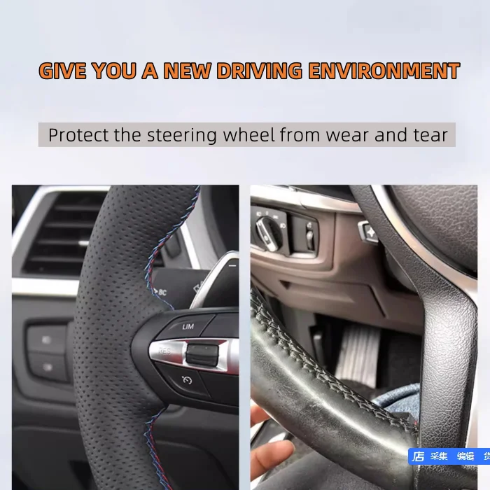 غطاء عجلة قيادة السيارة لسيارة - مراجعة Car Steering Wheel Cover Anti Slip Breathable وسعره