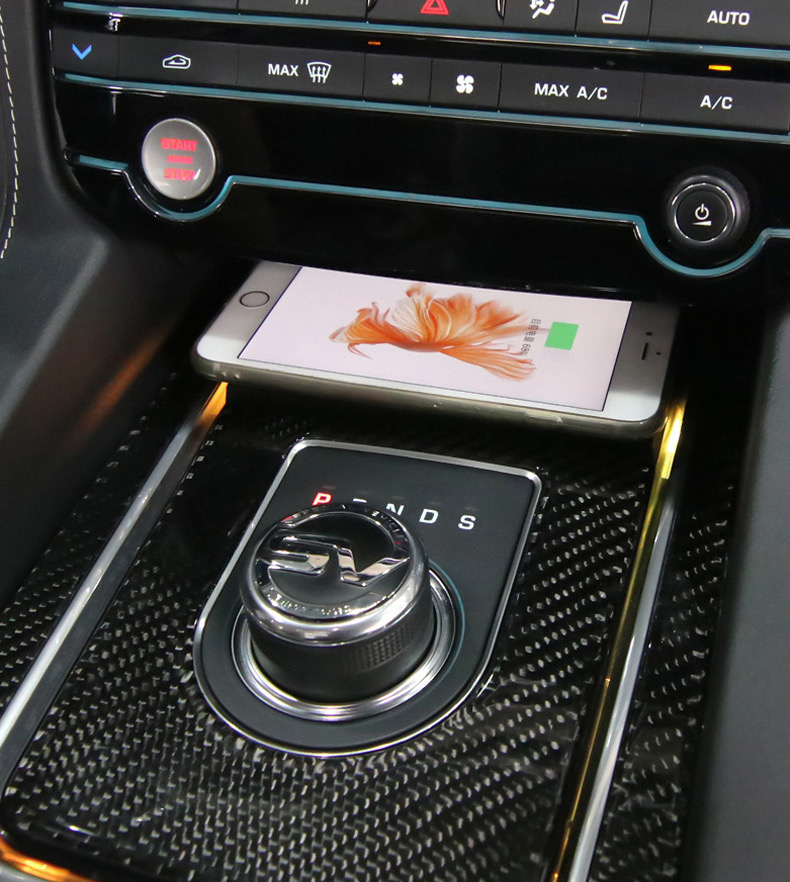 شاحن سيارة لاسلكي لجاكوار ، وس - مراجعة Wireless Car Charger Mount Fast Charging وسعره