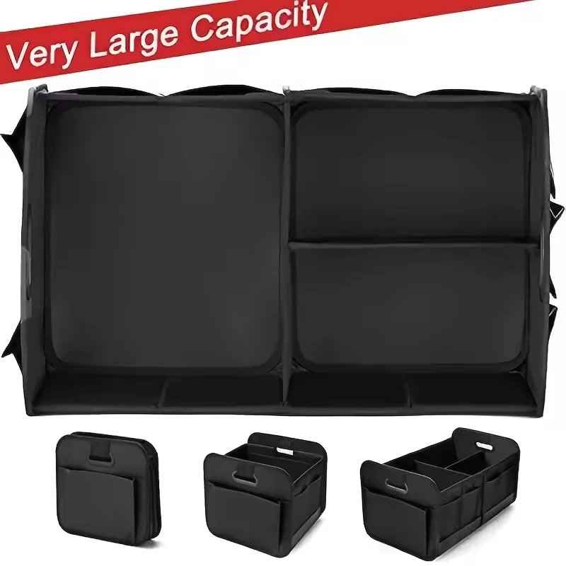 منظم سيارة قابل للطي، صندوق تخ - مراجعة Car Trunk Organizer Foldable Storage Box وسعره