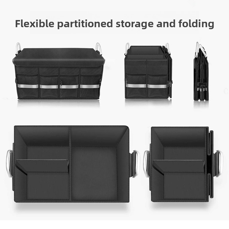 صندوق تنظيم لصندوق السيارة - ح - مراجعة Car Trunk Organizer Foldable Storage Box وسعره