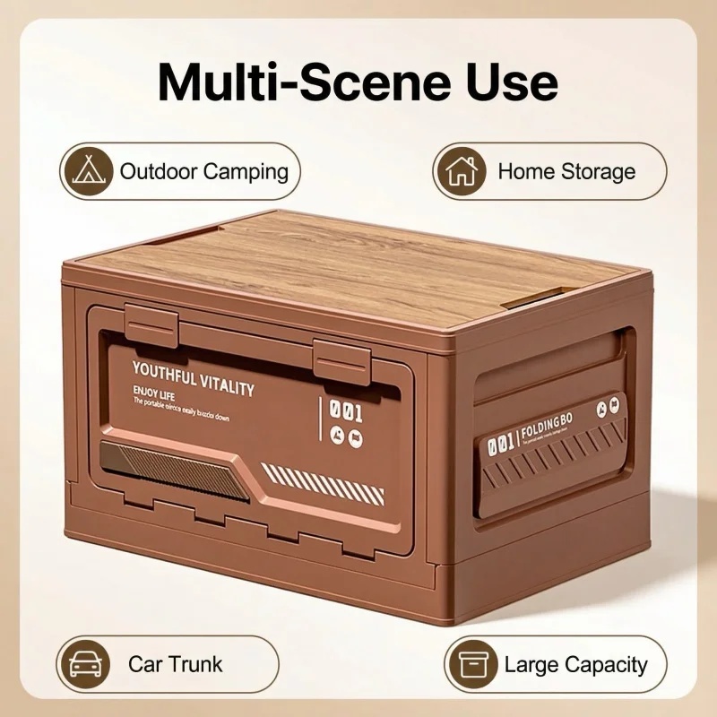 صندوق تخزين قابل للطي للاستخدا - مراجعة Car Trunk Organizer Foldable Storage Box وسعره