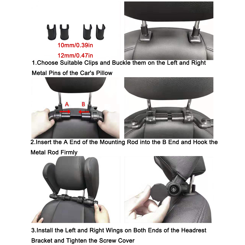 سيارة الرقبة مسند الرأس وسادة  - مراجعة Memory Foam Car Neck Pillow Lumbar Support وسعره