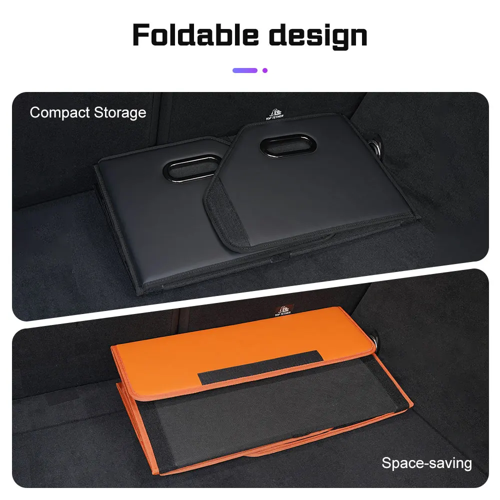 صندوق تخزين منظم لصندوق السيار - مراجعة Car Trunk Organizer Foldable Storage Box وسعره