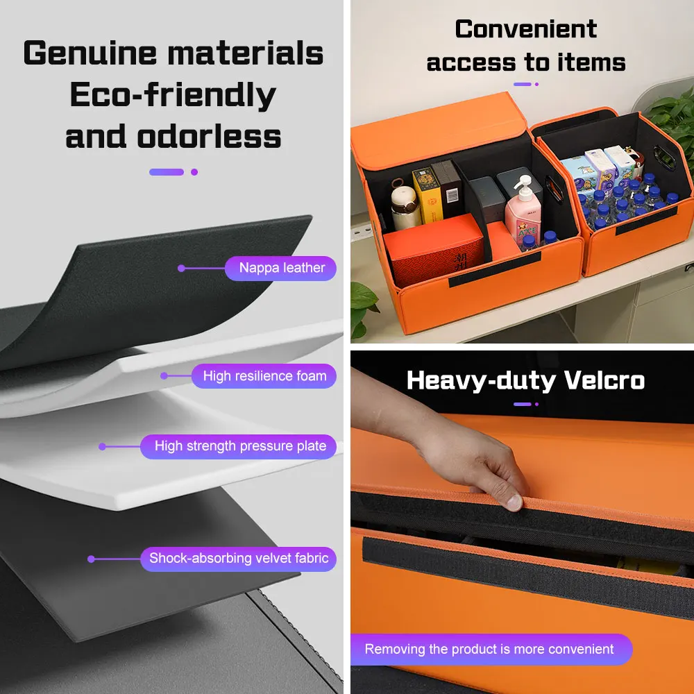 صندوق تخزين منظم لصندوق السيار - مراجعة Car Trunk Organizer Foldable Storage Box وسعره