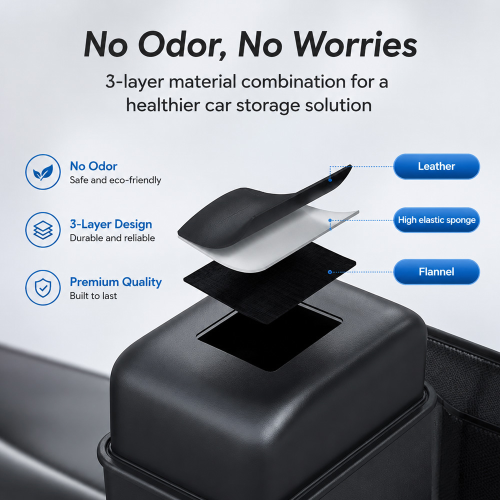 قطعة واحدة من منظم صندوق السيا - مراجعة Car Trunk Organizer Foldable Storage Box وسعره