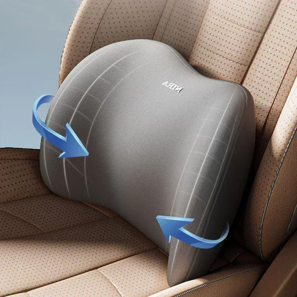 وسادة رقبة جديدة للسيارة مصنوع - مراجعة Memory Foam Car Neck Pillow Lumbar Support وسعره